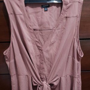Torrid button Up Tank